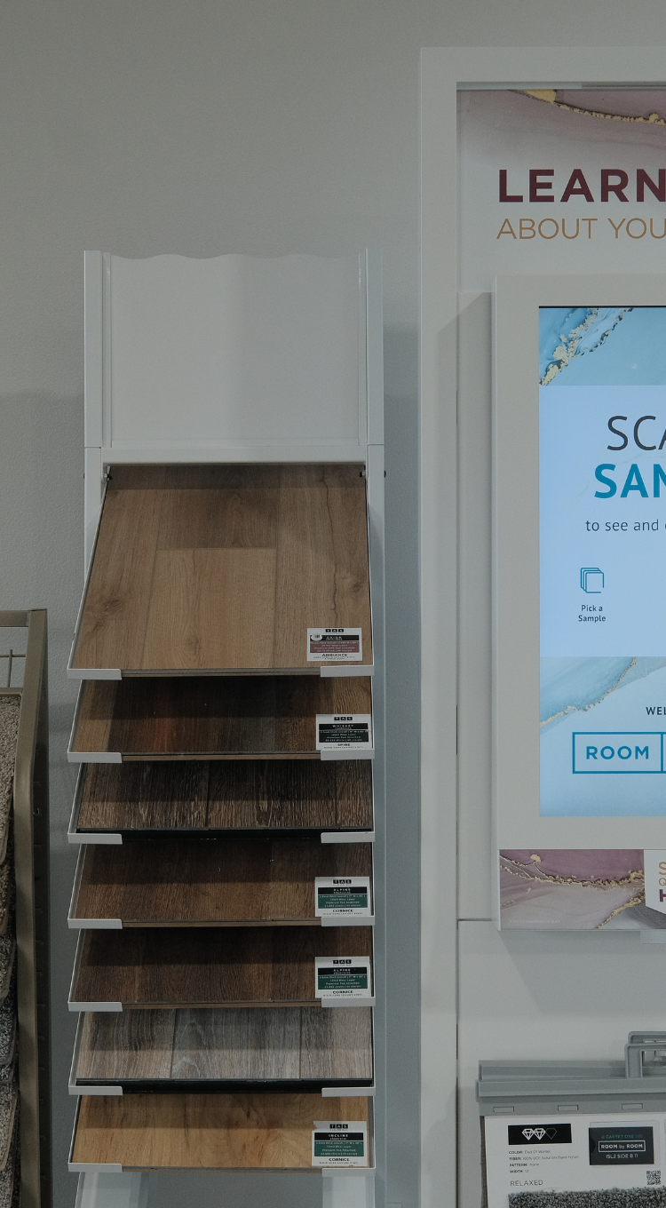 Laminate flooring samples in Newport, OR